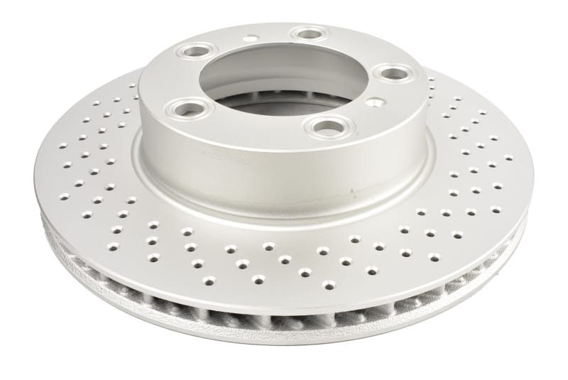 DBA — DBA 05-06 Porsche Boxster S (w/Iron Rotor) Coupe Front Right En-Shield OE Drilled Rotor
Brake Rotor