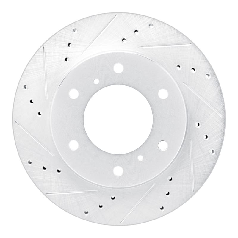 R1 Concepts — R1 07-17 Mitsubishi L200 (Mexico) Front Left Drilled & Slotted Silver Brake Rotor
R1 Brake Rotor Drill