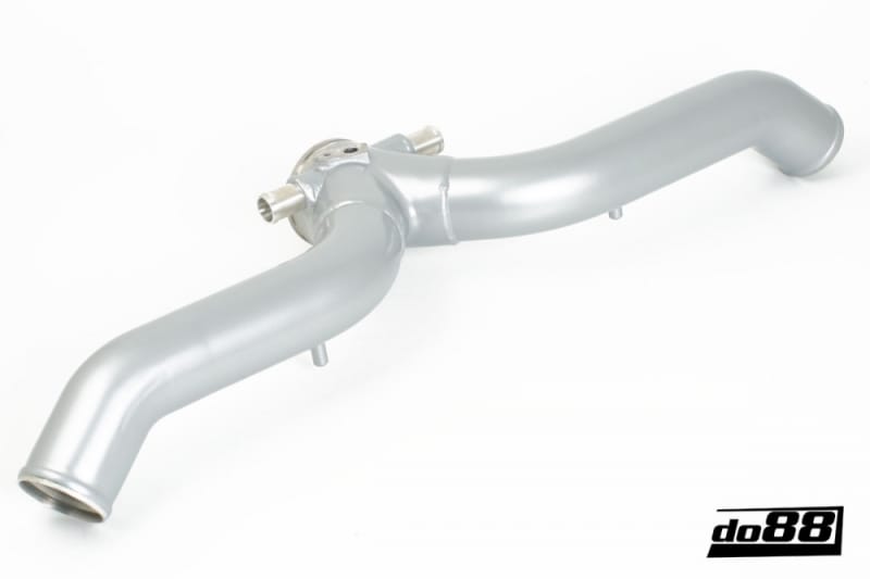 do88 — do88 Porsche 997.2 Turbo 2010- Y-Pipe Silver for OEM Intercooler