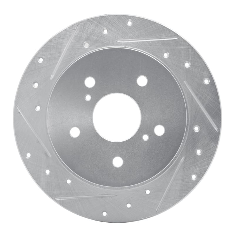 R1 Concepts — R1 07-14 Suzuki SX4 Rear Left Drilled & Slotted Silver Brake Rotor
R1 Brake Rotor Drill