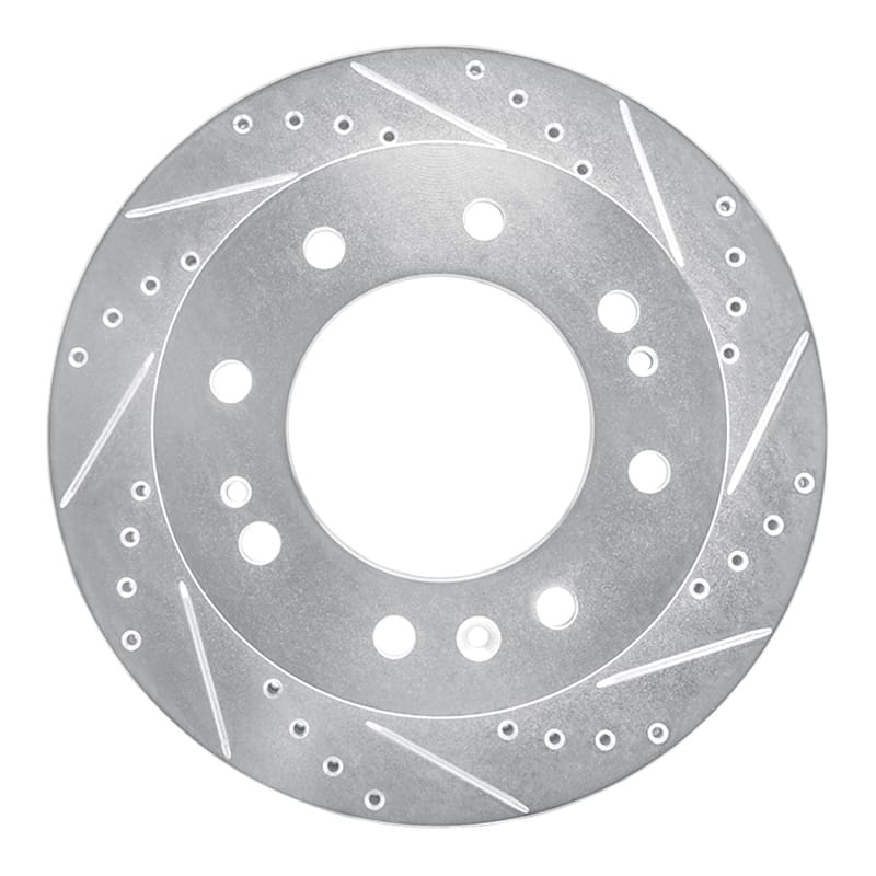R1 Concepts — R1 2011-2025 Chevrolet Silverado 3500 HD Front Right Drilled & Slotted Silver Brake Rotor
R1 Brake Rotor Drill