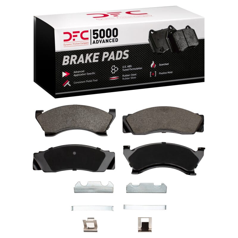 DFC — DFC 75-80 Ford LTD Rear 5000 Advanced Semi Metallic Brake Pads and Hardware Kit
DFC Brake Pad Set