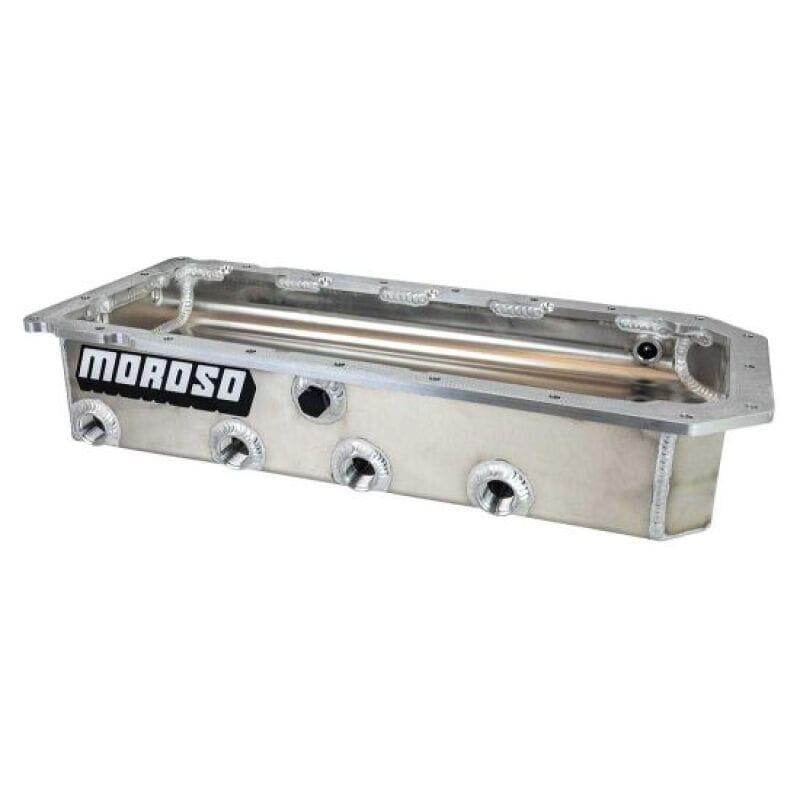 Moroso — Moroso Chrysler Hellcat 6.2L Gen III HEMI Dry Sump 4 P/U 4-3/4in Deep Passenger Side Alum Oil Pan