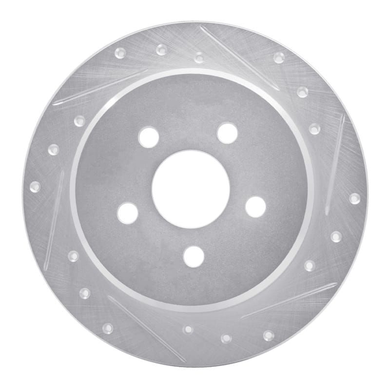 R1 Concepts — R1 03-10 Chrysler PT Cruiser Rear Right Drilled & Slotted Silver Brake Rotor
R1 Brake Rotor Drill