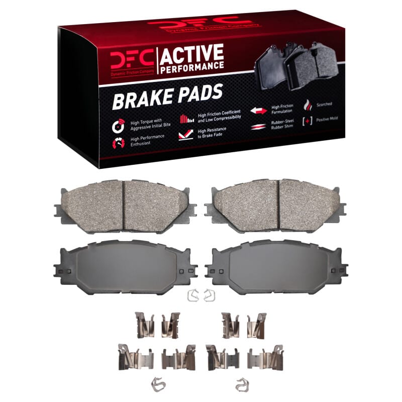 DFC — DFC 06-15 Lexus IS250 Front Active Performance Pads and Hardware Kit
DFC Brake Pad Set