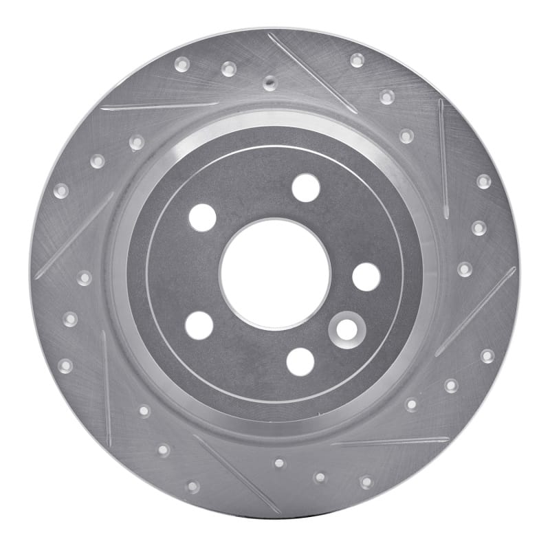 R1 Concepts — R1 13-15 Land Rover LR2 Rear Right Drilled & Slotted Silver Brake Rotor
R1 Brake Rotor Drill
