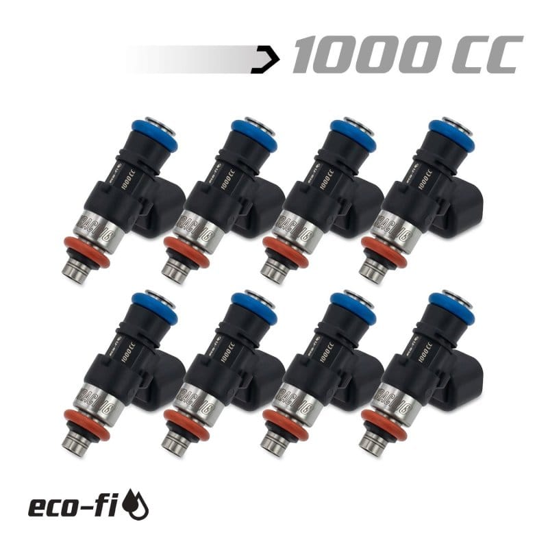 BLOX Racing — BLOX Racing Eco-Fi Street Injectors 1000cc/min GM LS3/LS7 (Set of 8)