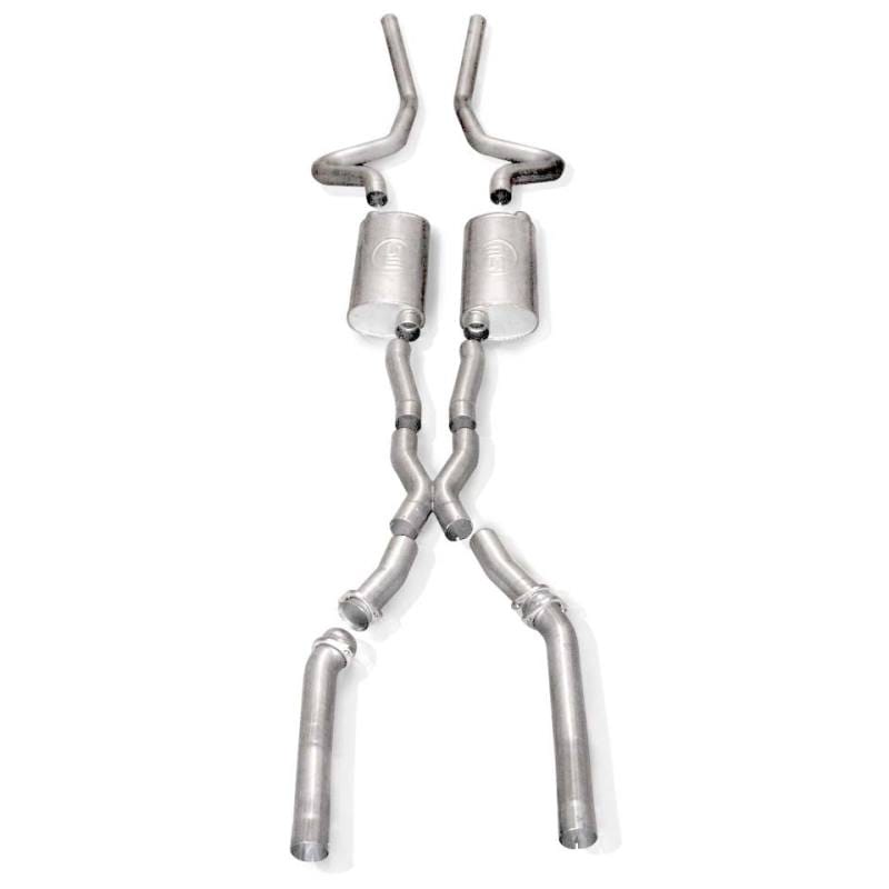 Stainless Works — Stainless Works Chevy Chevelle Small/Big Block 1968-72 Exhaust 3in System with X-pipe