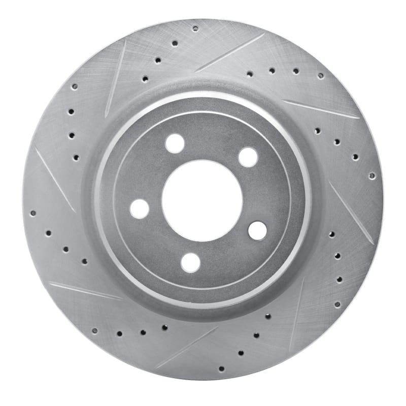 R1 Concepts — R1 06-23 Dodge Magnum Rear Left Drilled & Slotted Silver Brake Rotor
R1 Brake Rotor Drill