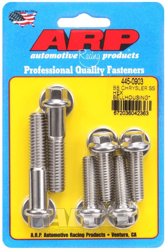 ARP — ARP BB Chrysler SS hex bellhousing bolt kit
