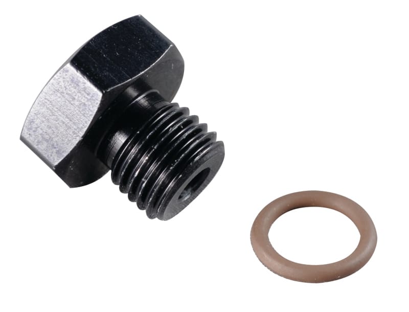 Fragola — Fragola -12AN Port Plug 1 1/16-12 - Black