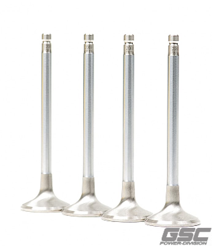 GSC Power Division — GSC P-D Toyota 2JZ 30.0mm Head (+1mm) 6.6mm Stem Chrome Alloy Polished Exhaust Valve - Single