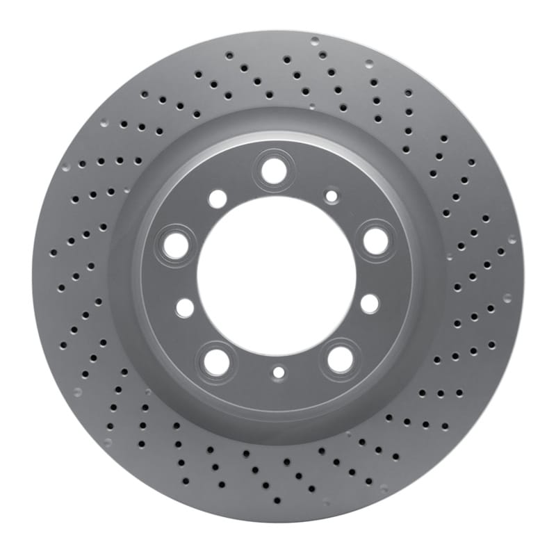DFC — DFC 16-23 Porsche 718 Cayman Right Rear Drilled Hi-Carbon Alloy Geomet Coated Rotor
DFC Brake Rotor