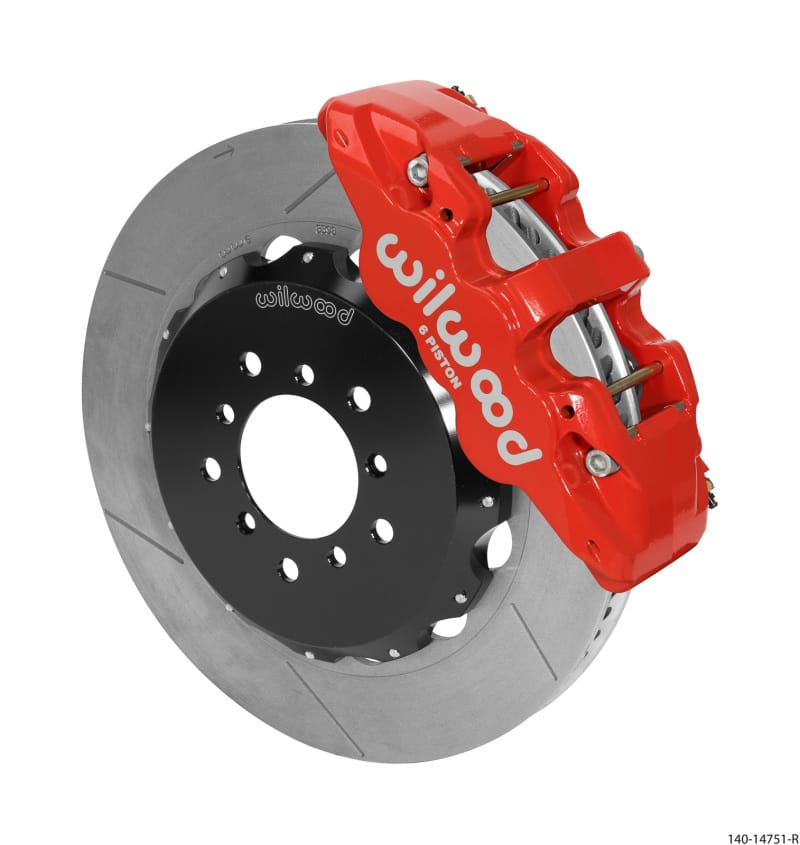 Wilwood — Wilwood AERO6 Front Hat Kit 14.00 Red 00-06 BMW M3 E46 w/ Lines
BRAKE KIT