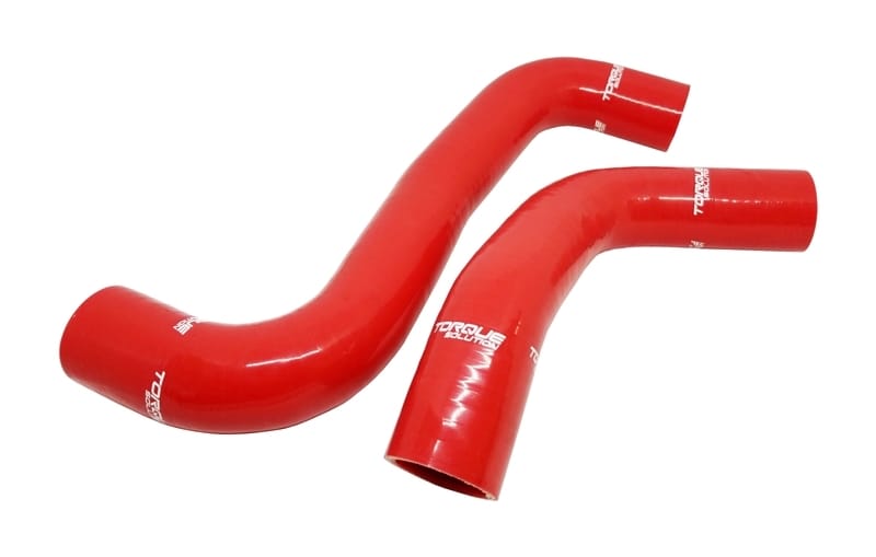 Torque Solution — Torque Solution 08-14 Subaru WRX / 08-18 STI / 09-13 Forester XT Silicone Radiator Hose Kit - Red