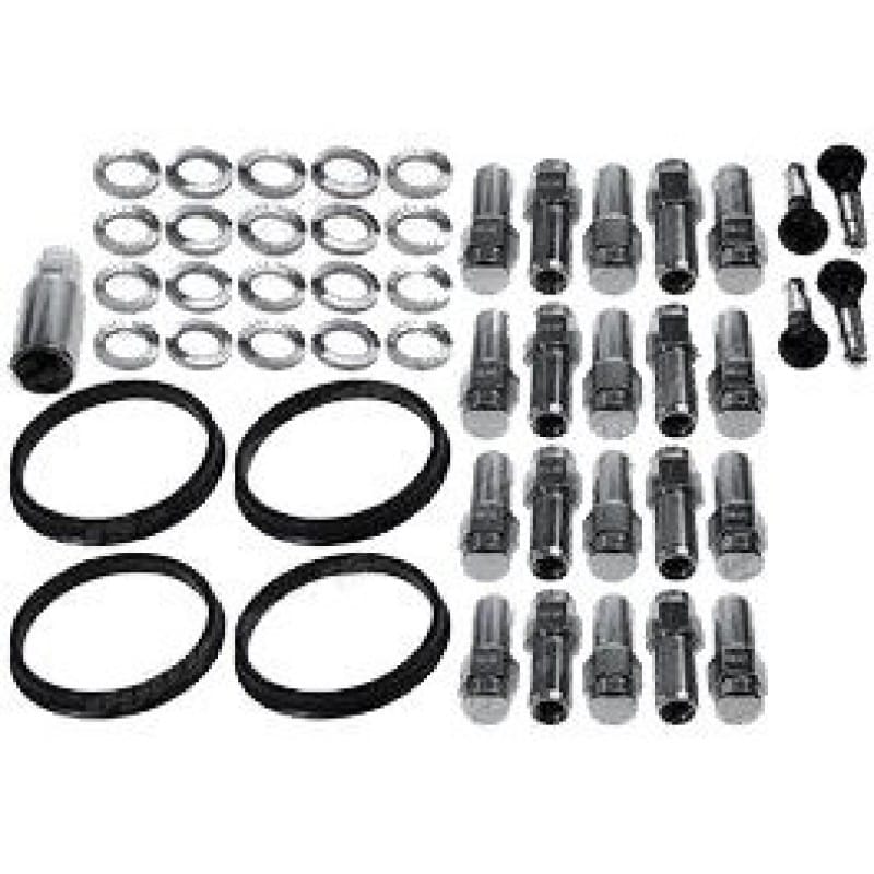 Race Star — Race Star 14mm x 1.50 Open End 1.38in Shank w/ 7/8in Head Dodge Charger Deluxe Lug Kit - 20 PK