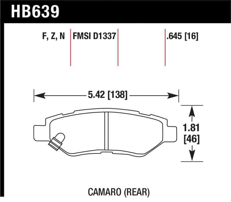 Hawk Performance — DTC-60 Disc Brake Pad
