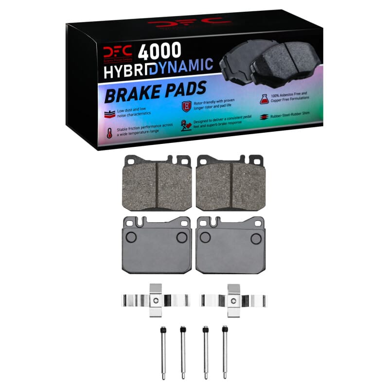 DFC — DFC 73-79 Mercedes-Benz 280E Front 4000 HybriDynamic Brake Pads and Hardware Kit
DFC Brake Pad Set