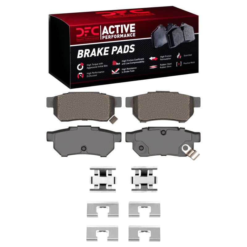 DFC — DFC 85-89 Acura Integra Rear Active Performance Pads and Hardware Kit
DFC Brake Pad Set
