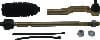 QuadBoss — QuadBoss 19-21 Polaris RZR XP 4 Turbo S Steering Rack Tie Rod Assembly Kit - Left Inner & Outer