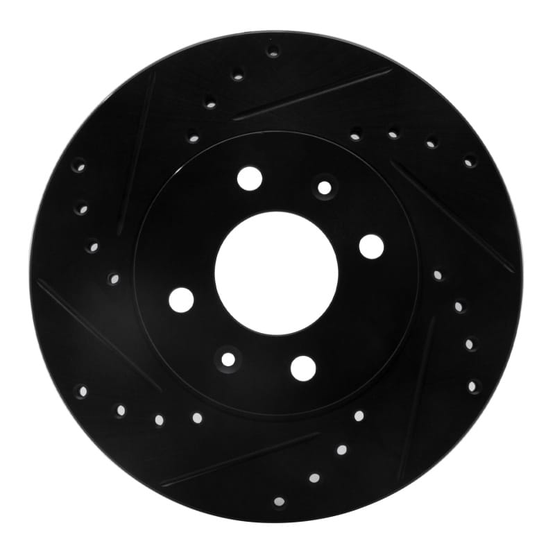 R1 Concepts — R1 12-25 Dodge Attitude (Mexico) Front Left Drilled & Slotted Black Brake Rotor
R1 Brake Rotor Drill