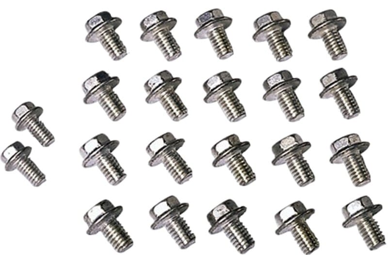 Moroso — Moroso Chevrolet Small Block/Oldsmobile Self Locking Oil Pan Bolts - Set of 18