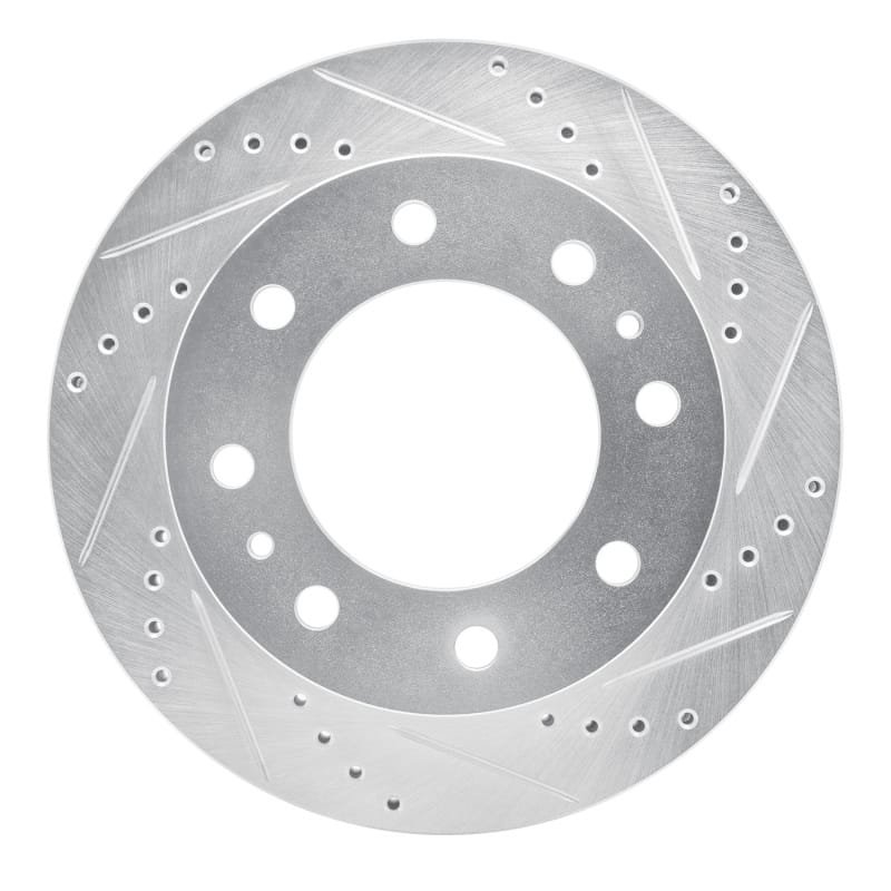 R1 Concepts — R1 01-25 Chevrolet Silverado 3500 Front Right Drilled & Slotted Silver Brake Rotor
R1 Brake Rotor Drill
