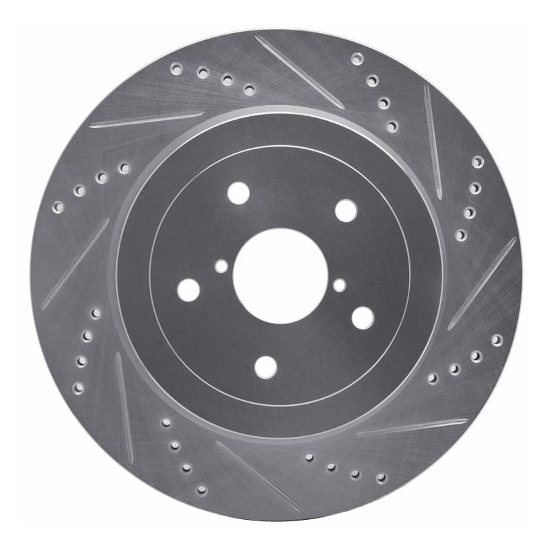 R1 Concepts — R1 05-07 Subaru Impreza Rear Right Drilled & Slotted Silver Brake Rotor
R1 Brake Rotor Drill