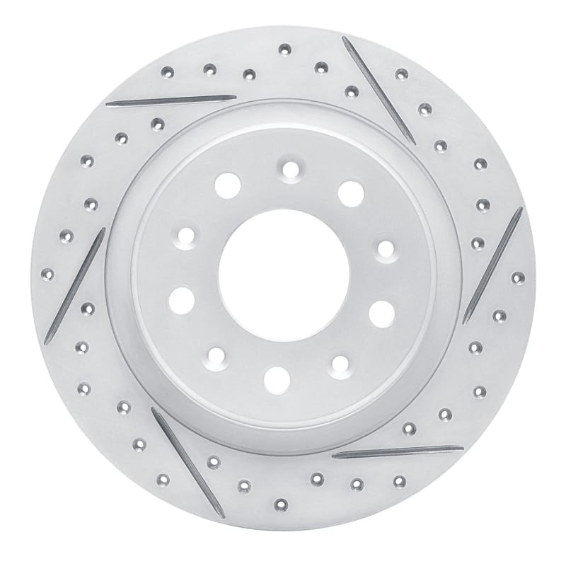 R1 Concepts — R1 16-25 Buick Regal Sportback Rear Right Drilled & Slotted Geo-Carbon Rotor