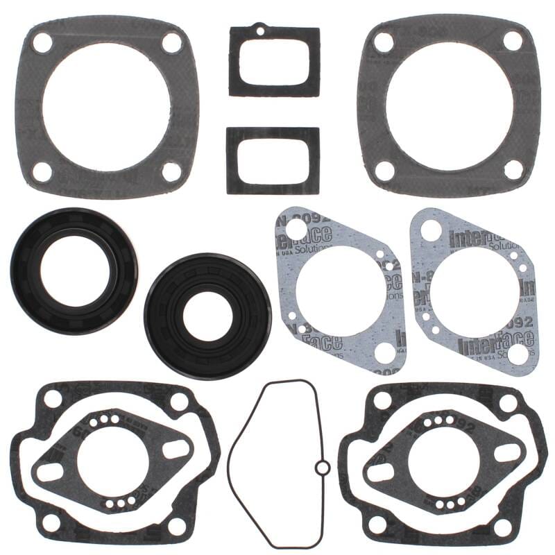 Vertex Pistons — Vertex Gaskets 1975 Moto Ski Futura 343 FC/2 Complete Gasket Kit w/ Oil Seals
