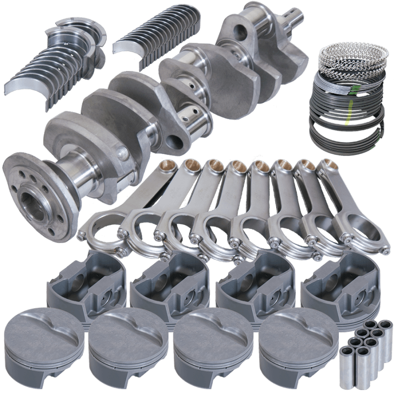 Eagle — Eagle Chevy 350 3.750in Crank 6.000in H-Beam -5cc Flat Top 4.040in Pistons Rotating Assembly
Competition Assembly