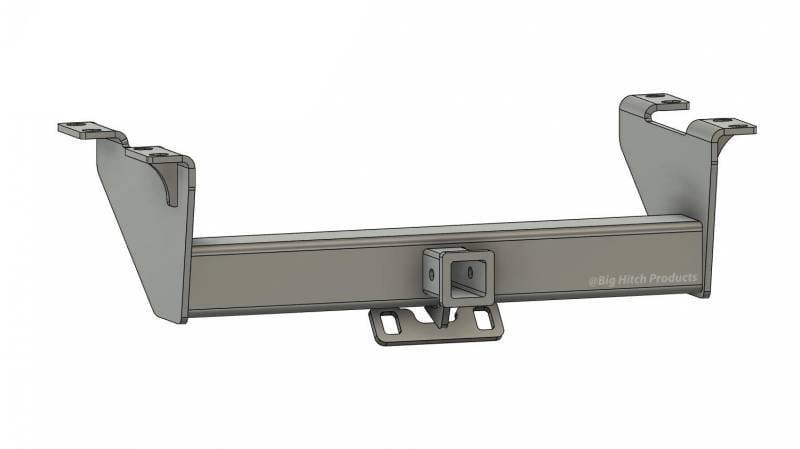 Wehrli — Wehrli Big Hitch Products 99-16 Ford Short/Long Bed 2 in. Receiver Hitch - Below Roll Pan