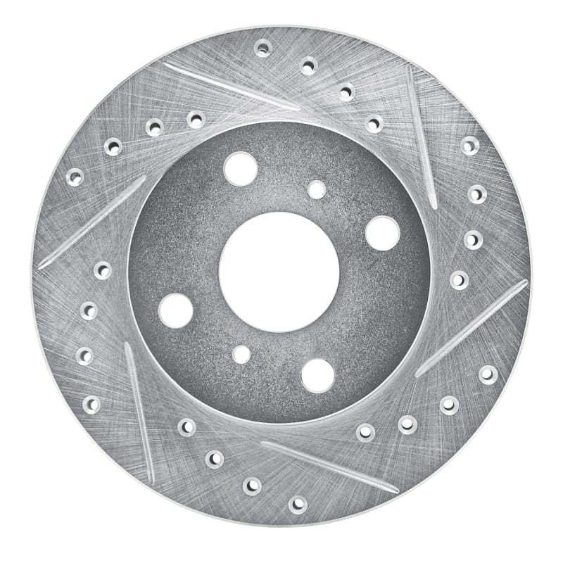 R1 Concepts — R1 88-92 Geo Prizm Front Right Drilled & Slotted Silver Brake Rotor
R1 Brake Rotor Drill