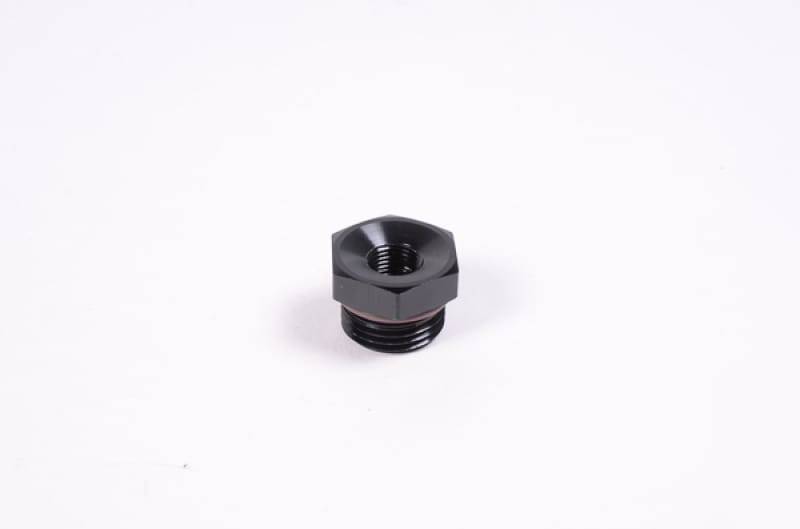 Radium Engineering — Radium Engineering 8AN ORB to 1/8NPT Female Adapter Fitting - Blk Anodized