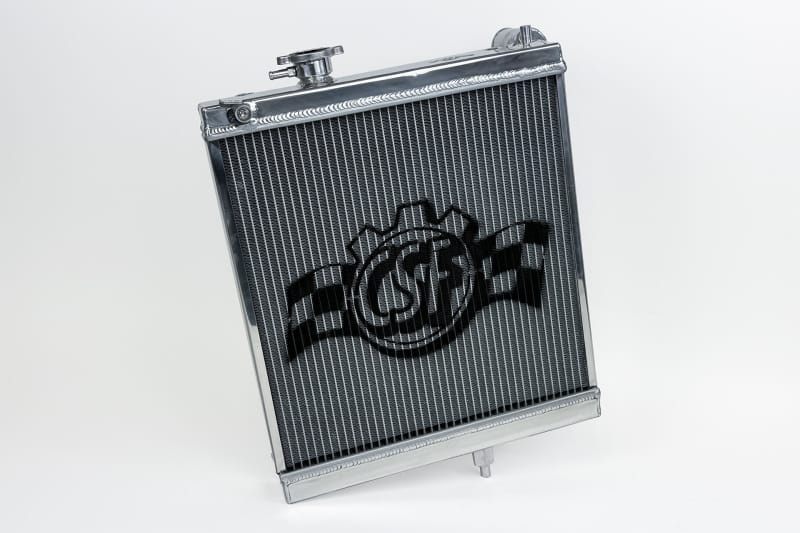 CSF — CSF 03-07 Mitsubishi Lancer EVO 7/8/9 1/2 Size Radiator - Polished
