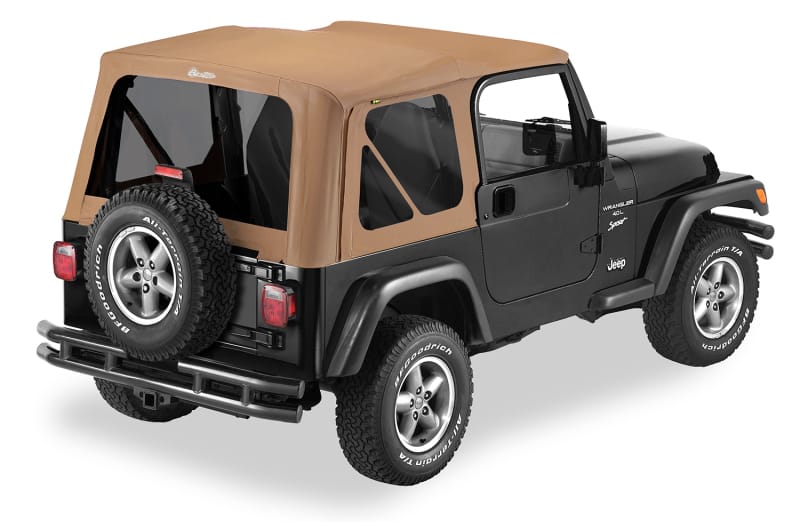 Bestop — Bestop 97-02 Jeep Wrangler TJ Replace A-Top (Spice Sailcloth Tinted Windows No Door Skins )
Replace-A-Top for OE