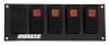 Moroso — Moroso Rocker Switch Panel - Flat Surface Mount - LED - 2.488in x 6.695in - Five On/Off Switches