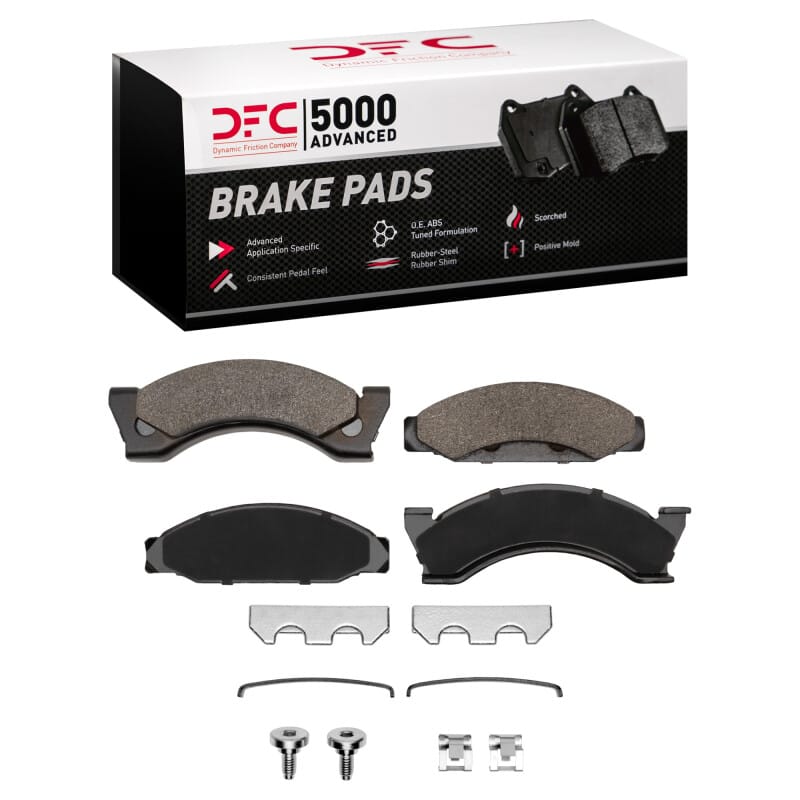 DFC — DFC 74-81 American Motors CONCORD Front 5000 Advanced Semi Metallic Brake Pads and Hardware Kit
DFC Brake Pad Set