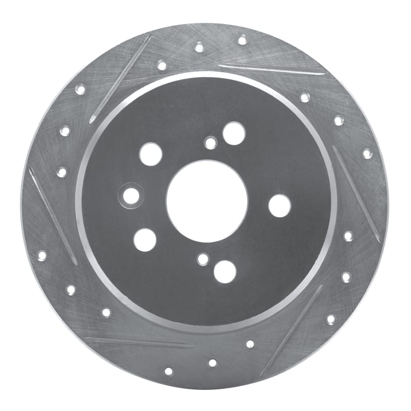 R1 Concepts — R1 96-99 Toyota Celica Rear Left Drilled & Slotted Silver Brake Rotor
R1 Brake Rotor Drill