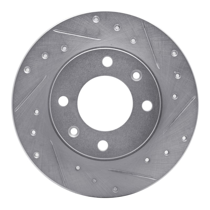 R1 Concepts — R1 89-91 Peugeot 405 Rear Right Drilled & Slotted Silver Brake Rotor
R1 Brake Rotor Drill