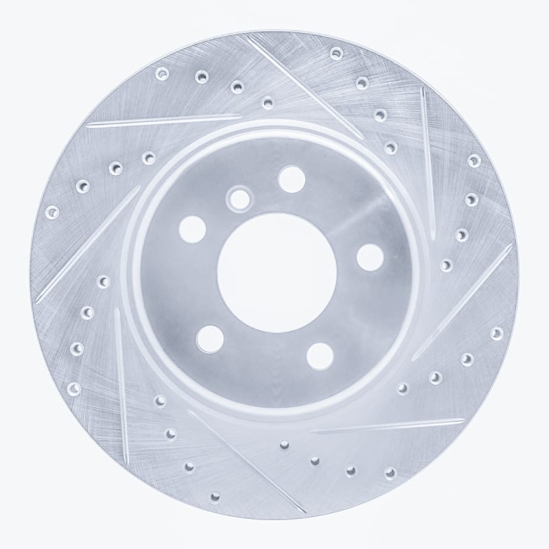 R1 Concepts — R1 11-16 BMW 528I Front Right Drilled & Slotted Silver Brake Rotor
R1 Brake Rotor Drill