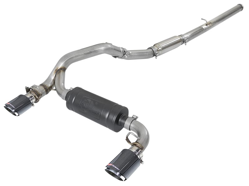aFe — aFe Takeda 3in 304 SS Cat-Back Exhaust System w/ Carbon Fiber Tips 16-18 Ford Focus RS I4-2.3L (t)
Cat-Back Exhaust