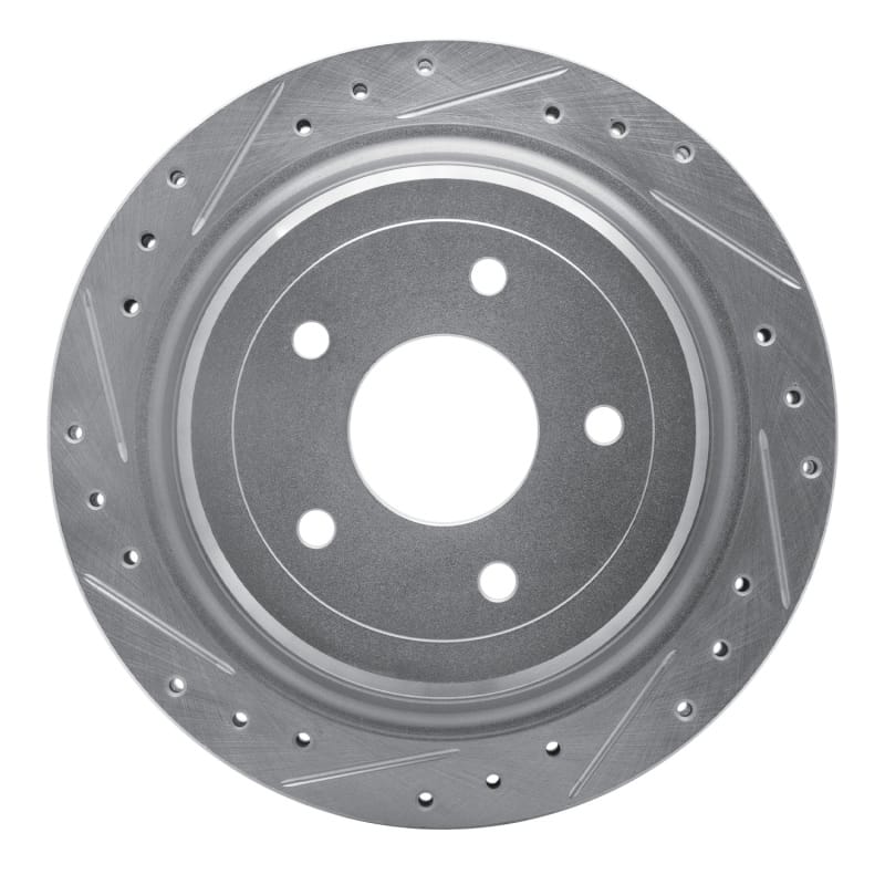 R1 Concepts — R1 97-13 Cadillac XLR Rear Left Drilled & Slotted Silver Brake Rotor
R1 Brake Rotor Drill