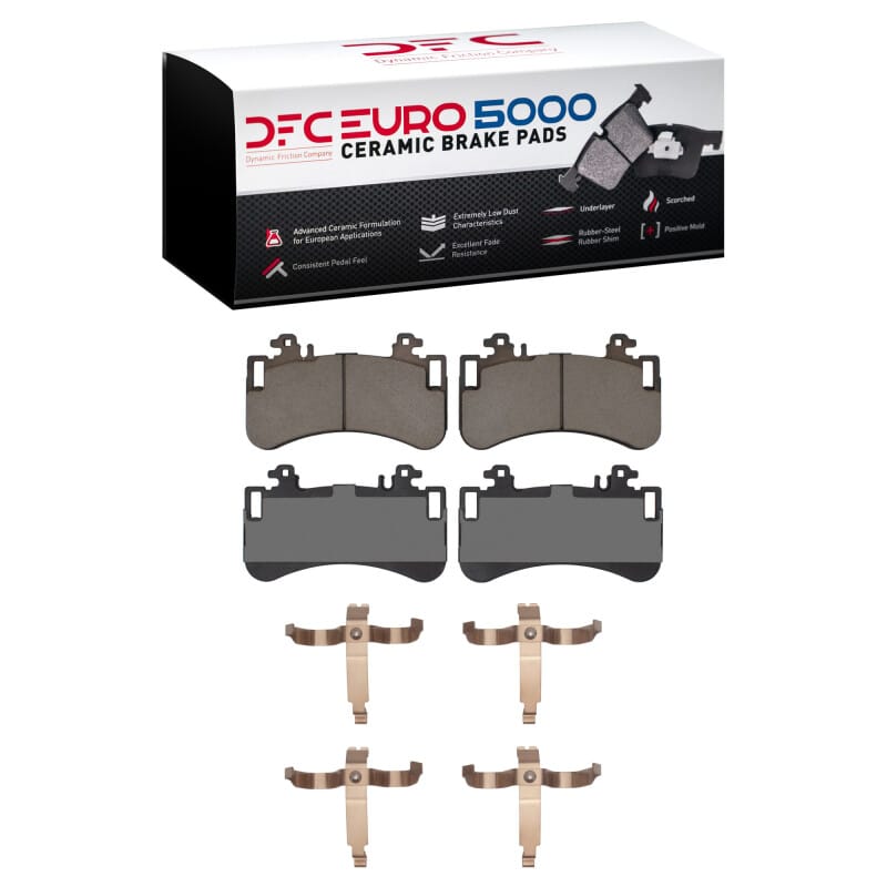 DFC — DFC 22-25 Mercedes-Benz EQE 500 Front Euro 5000 Ceramic Brake Pads and Hardware Kit
DFC EURO Pads + HW
