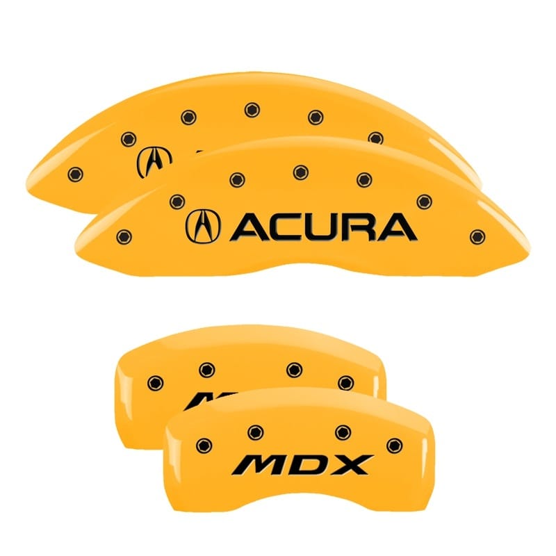 MGP — MGP 4 Caliper Covers Engraved Front Acura Rear MDX Yellow Finish Black Char 2019 Acura MDX
Caliper Covers