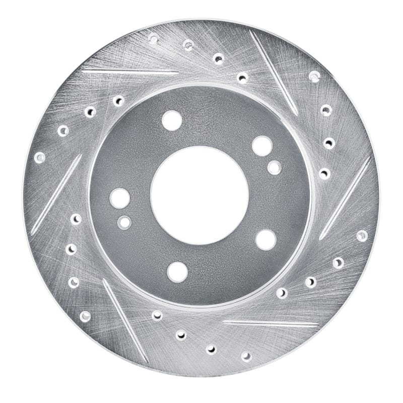 R1 Concepts — R1 90-90 Plymouth Laser Front Right Drilled & Slotted Silver Brake Rotor
R1 Brake Rotor Drill
