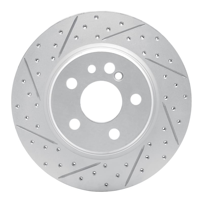 R1 Concepts — R1 92-99 Mercedes-Benz Cl600 Rear Left Drilled & Slotted Geo-Carbon Rotor