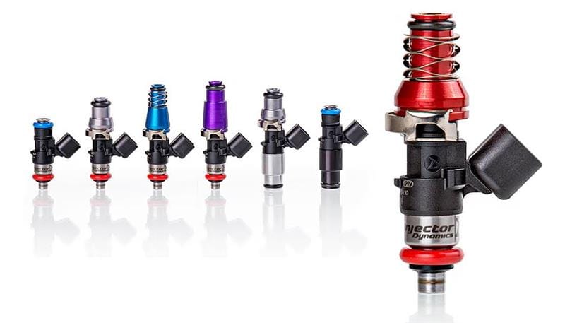 Injector Dynamics — Injector Dynamics ID1050X 05+ Lotus Elise (2ZZ-GE) 11mm (Blue) Adaptor Top Injectors (Set of 4)