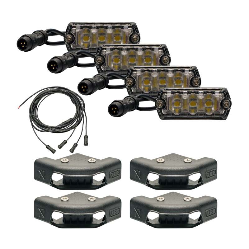 Nacho Offroad Technology — Nacho Lighting Nano ARB Base Rack Light Kit (4 Pack)