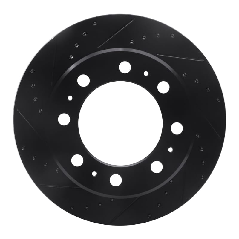 R1 Concepts — R1 09-25 Dodge Ram 2500 Rear Left Drilled & Slotted Black Brake Rotor
R1 Brake Rotor Drill